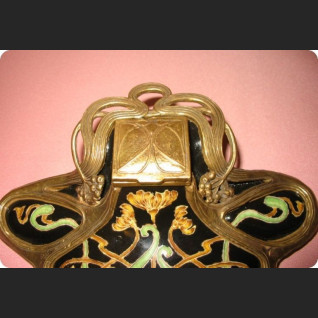 Przepiękny secesyjny kałamarz