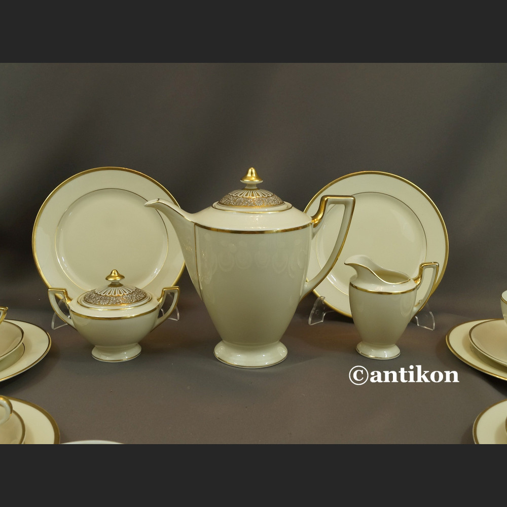 Thomas Ivory  Rosenthal  serwis kawowy dla 6 osób empire