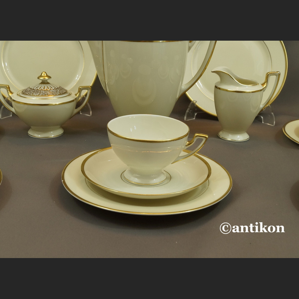 Thomas Ivory  Rosenthal  serwis kawowy dla 6 osób empire