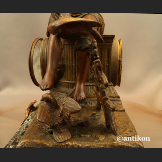 Zegar kominkowy antyk  Francja 1900r 