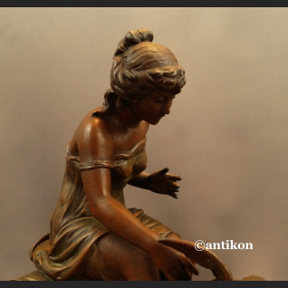 Zegar kominkowy antyk  Francja 1900r 