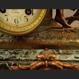 Zegar kominkowy antyk  Francja 1900r 