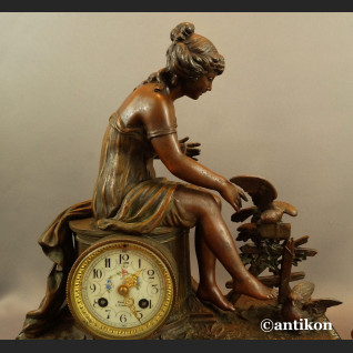 Zegar kominkowy antyk  Francja 1900r 