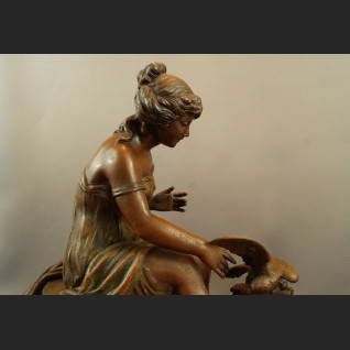 Zegar kominkowy antyk  Francja 1900r 