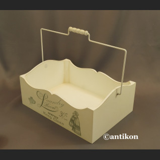 Pojemnik do pralni łazienki Loundry Room drewniany vintage 