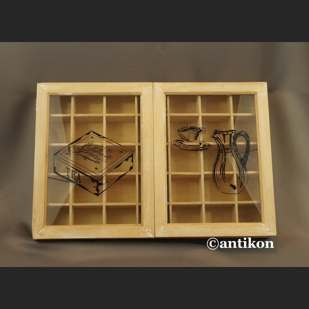 Drewniana skrzyna na herbaty vintage Drewniana skrzyna na herbaty vintage