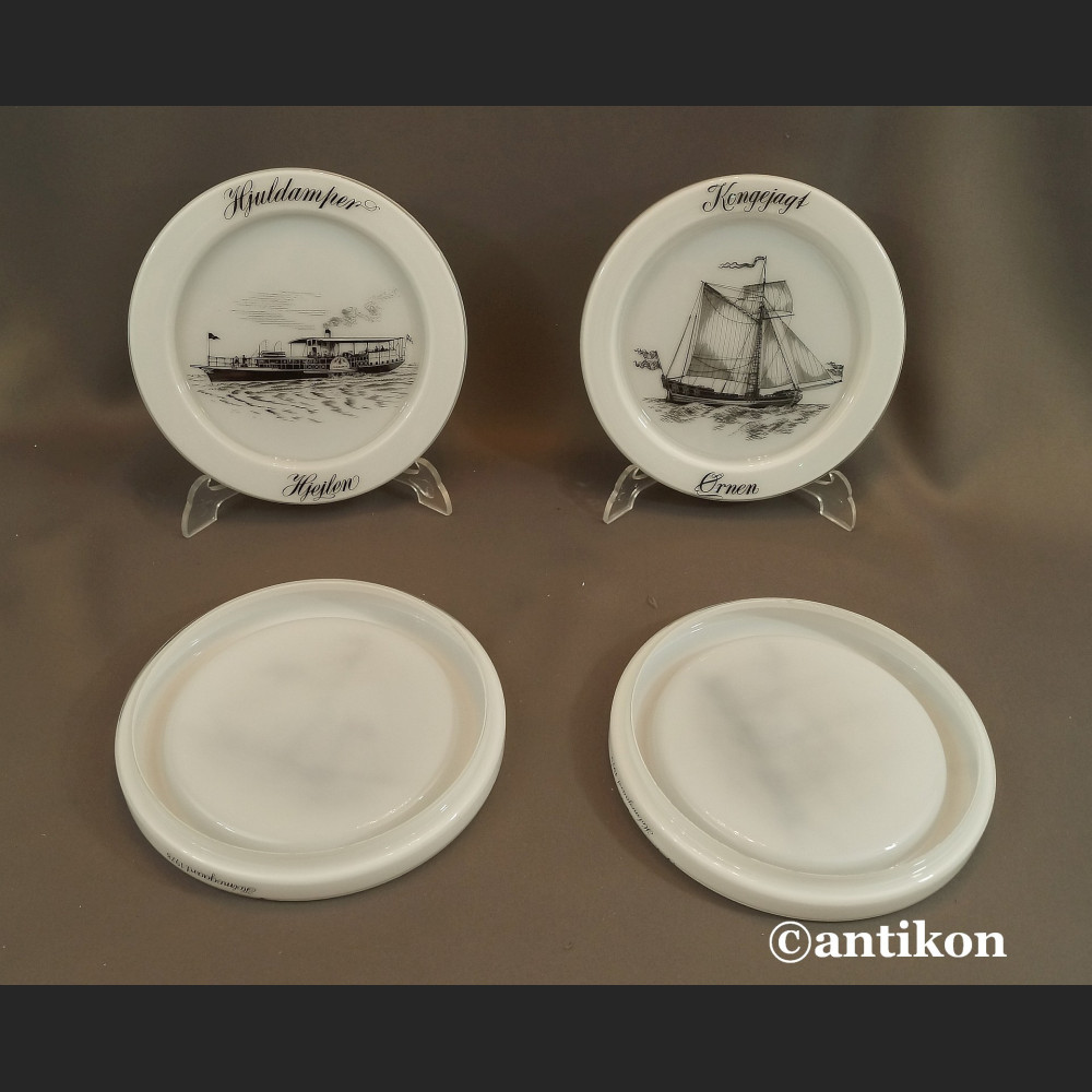 Żaglowce talerze kolekcjonerskie szklane bulaje Żaglowce talerze kolekcjonerskie szklane bulaje