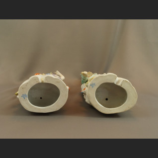 Porcelanowe figury para dworska prezent ślubny duże okazy Porcelanowe figury para dworska prezent ślubny duże okazy