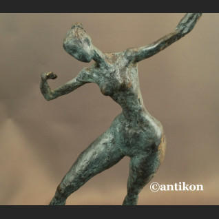 Rzeźba nowoczesna Tancerka duża figura z brązu 