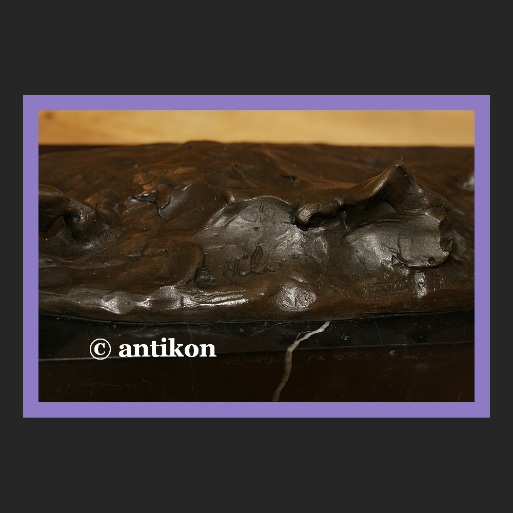 Rzeźba konie kominkowy brąz ogromna figura koń 