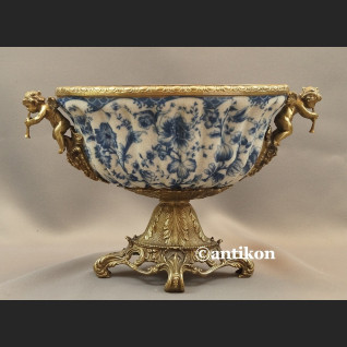 Patera porcelanowa cebulowy wzór z aniołami 