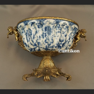 Patera porcelanowa cebulowy wzór z aniołami 