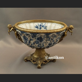 Patera porcelanowa cebulowy wzór z aniołami 