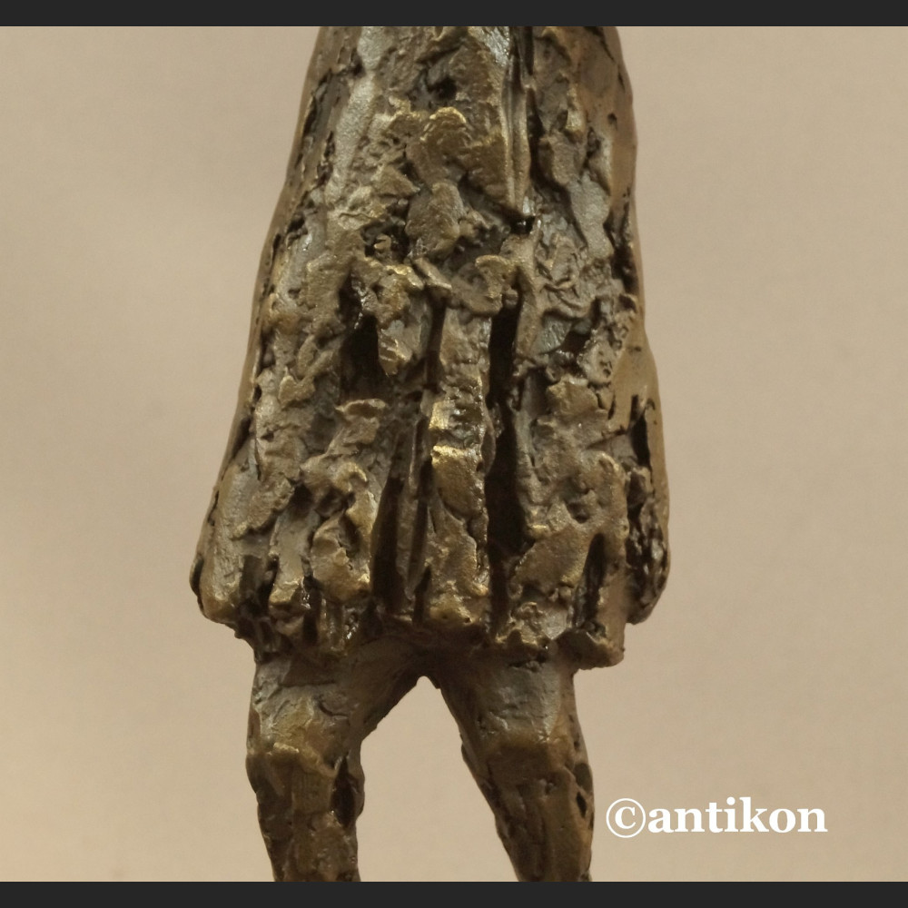 Rzeźba nowoczesna Krzyk wg. E. Munch brąz 