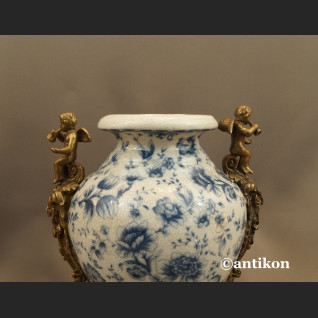 Wazon wzór cebulowy duży z brązem Wazon wzór cebulowy duży z brązem