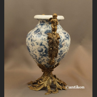 Wazon wzór cebulowy duży z brązem Wazon wzór cebulowy duży z brązem