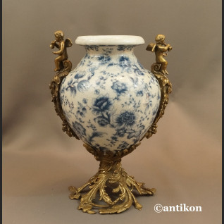 Wazon wzór cebulowy duży z brązem Wazon wzór cebulowy duży z brązem