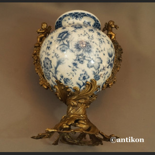 Wazon wzór cebulowy duży z brązem Wazon wzór cebulowy duży z brązem