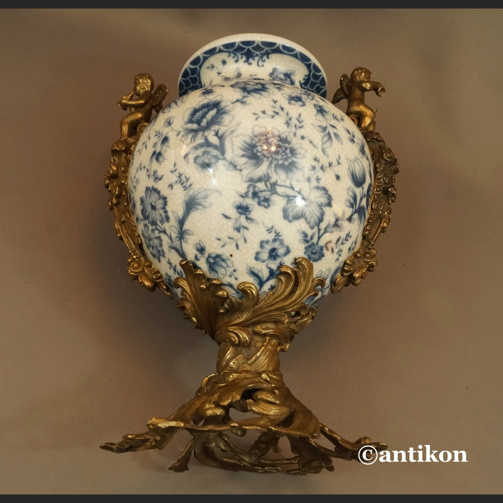 Wazon wzór cebulowy duży z brązem Wazon wzór cebulowy duży z brązem