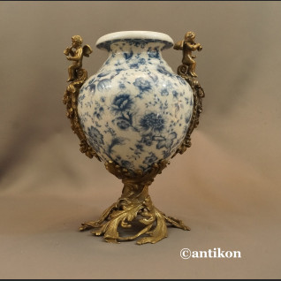 Wazon wzór cebulowy duży z brązem Wazon wzór cebulowy duży z brązem