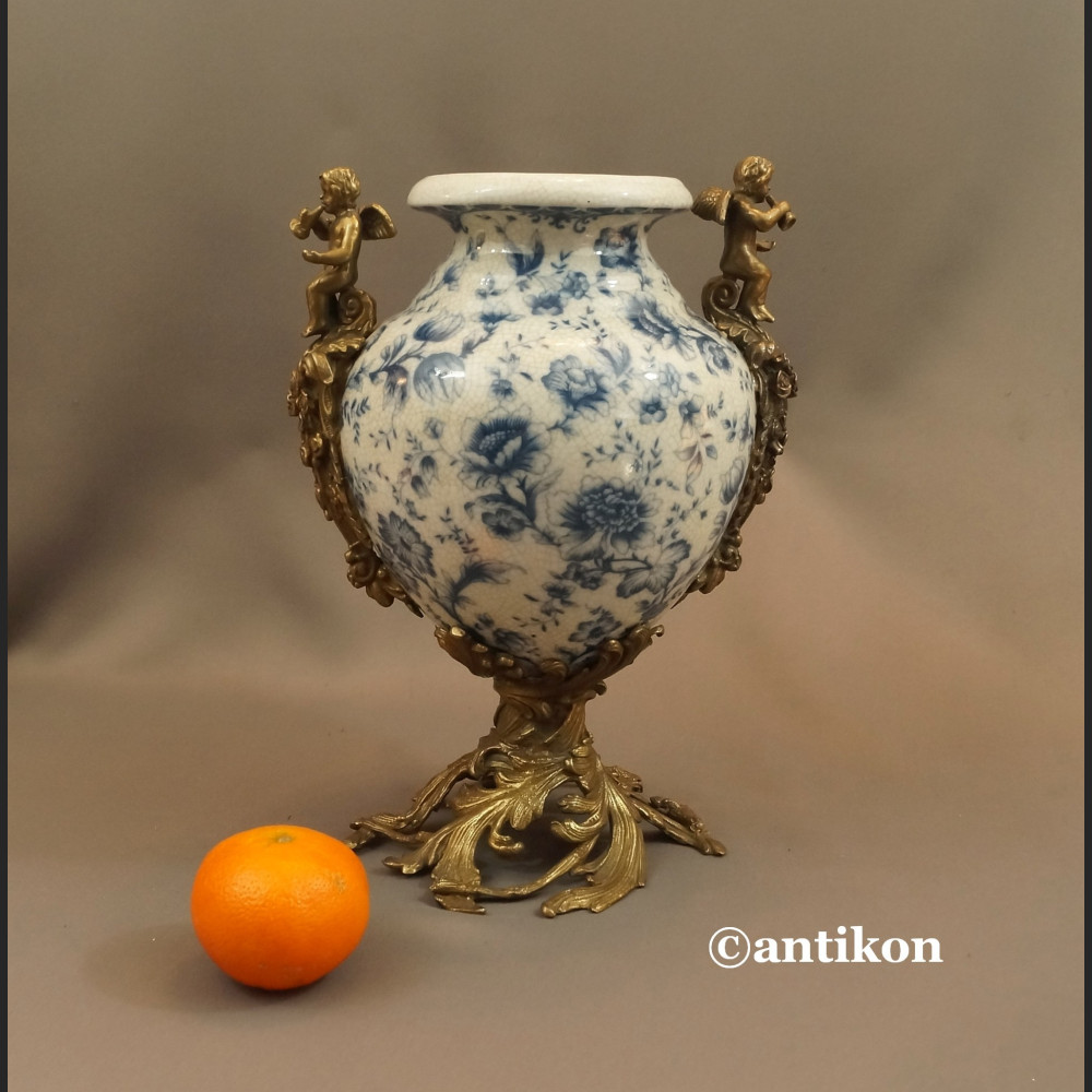 Wazon wzór cebulowy duży z brązem Wazon wzór cebulowy duży z brązem