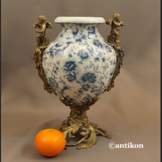 Wazon wzór cebulowy duży z brązem Wazon wzór cebulowy duży z brązem