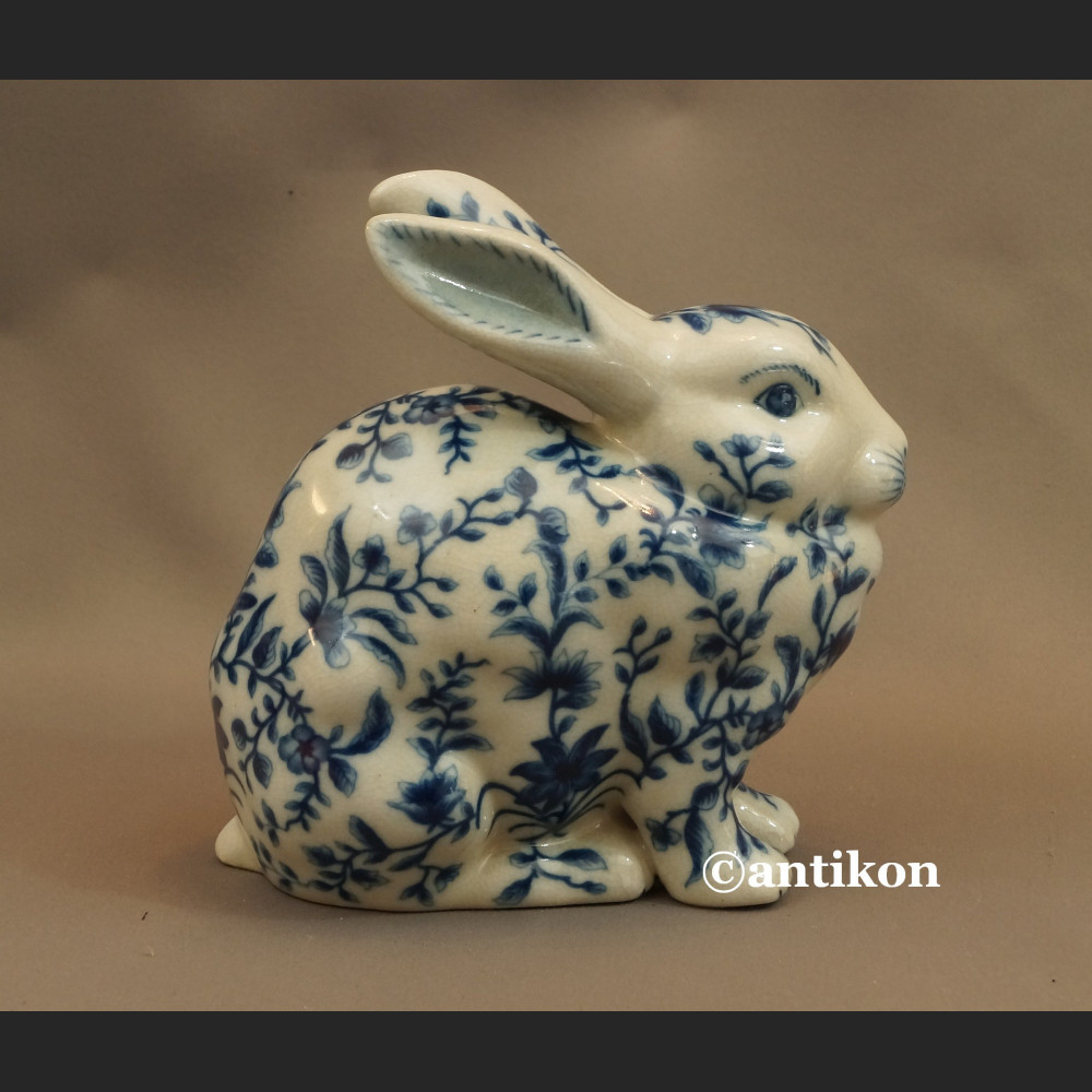 Zajączek wielkanocny kobaltowy wzór Zajączek wielkanocny kobaltowy wzór