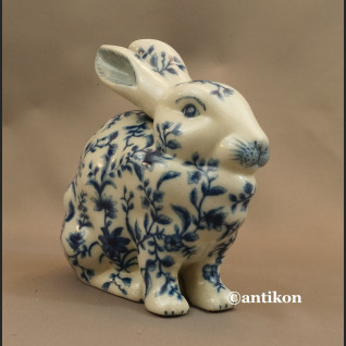 Zajączek wielkanocny kobaltowy wzór 