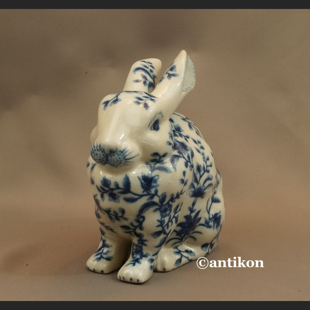 Zajączek wielkanocny kobaltowy wzór Zajączek wielkanocny kobaltowy wzór