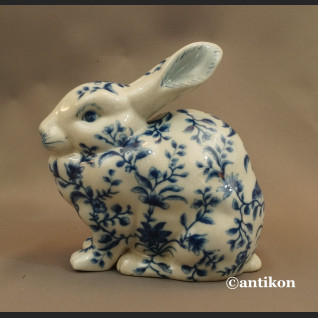 Zajączek wielkanocny kobaltowy wzór Zajączek wielkanocny kobaltowy wzór