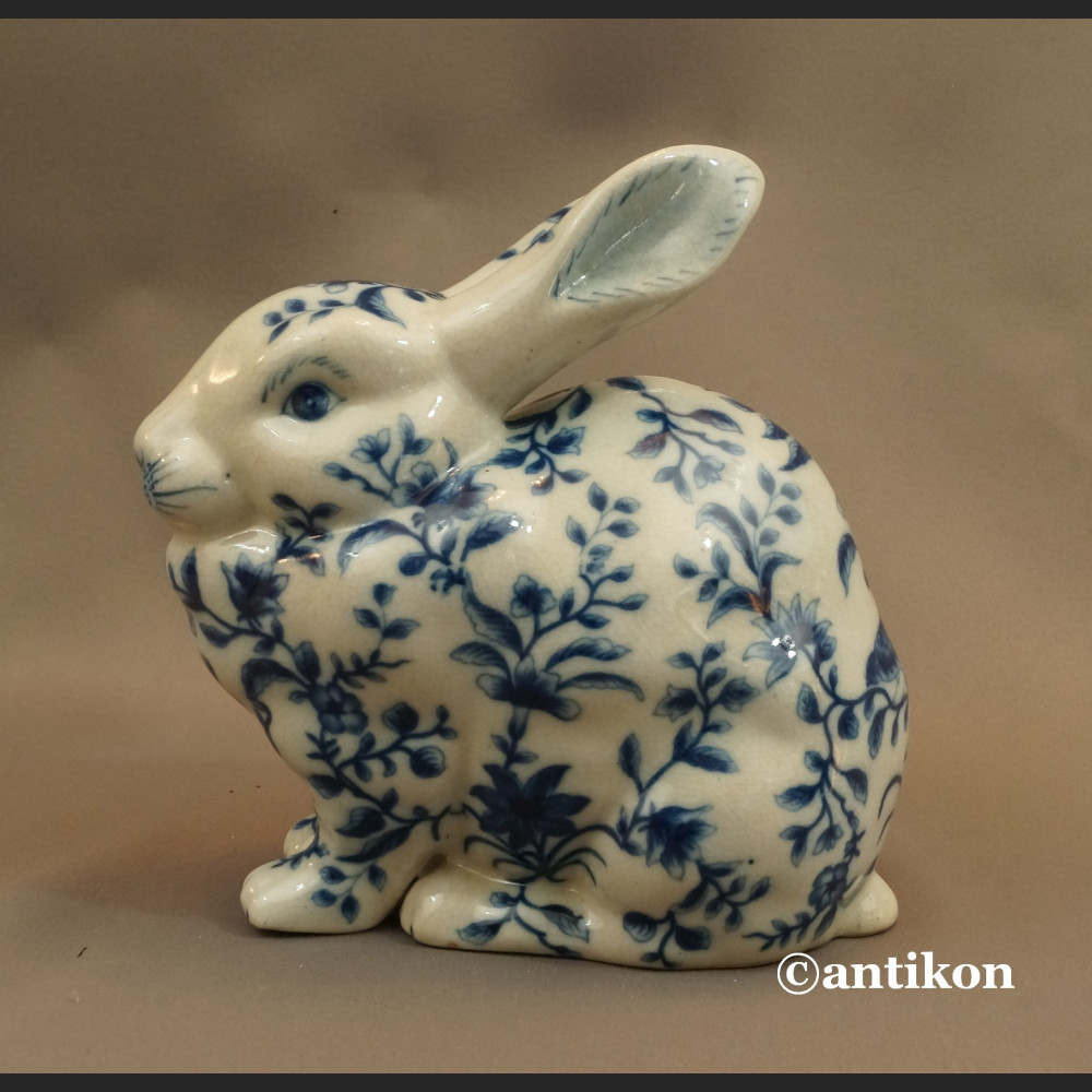 Zajączek wielkanocny kobaltowy wzór Zajączek wielkanocny kobaltowy wzór