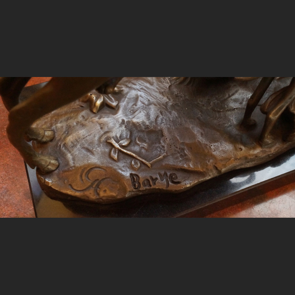 Rzeźba polowanie na jelenia prezent dla myśliwego Rzeźba polowanie na jelenia prezent dla myśliwego