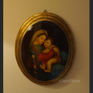 Madonna z dzieciątkiem obraz olejny religijny wg Rafarela Madonna z dzieciątkiem obraz olejny religijny wg Rafarela