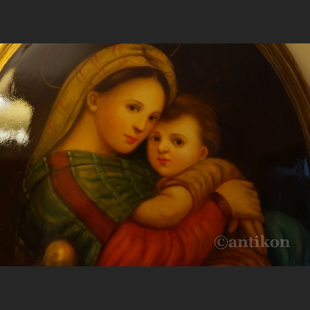 Madonna z dzieciątkiem obraz olejny religijny wg Rafarela Madonna z dzieciątkiem obraz olejny religijny wg Rafarela