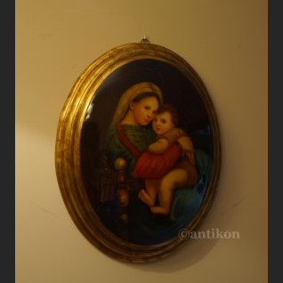 Madonna z dzieciątkiem obraz olejny religijny wg Rafarela Madonna z dzieciątkiem obraz olejny religijny wg Rafarela