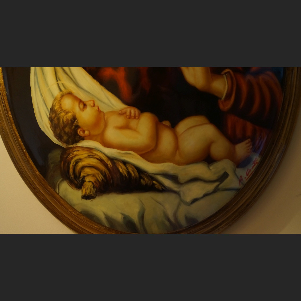 Madonna z Jezusem obraz religijny wg Rafarela 