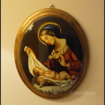 Madonna z Jezusem obraz olejny religijny wg Rafarela