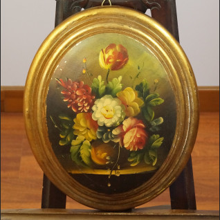 Obraz z kwiatami martwa natura 