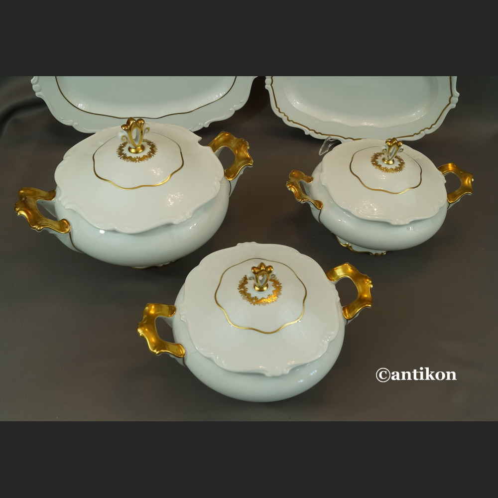 Serwis obiadowy Sorau Carstens jak Rosenthal na 12 os 