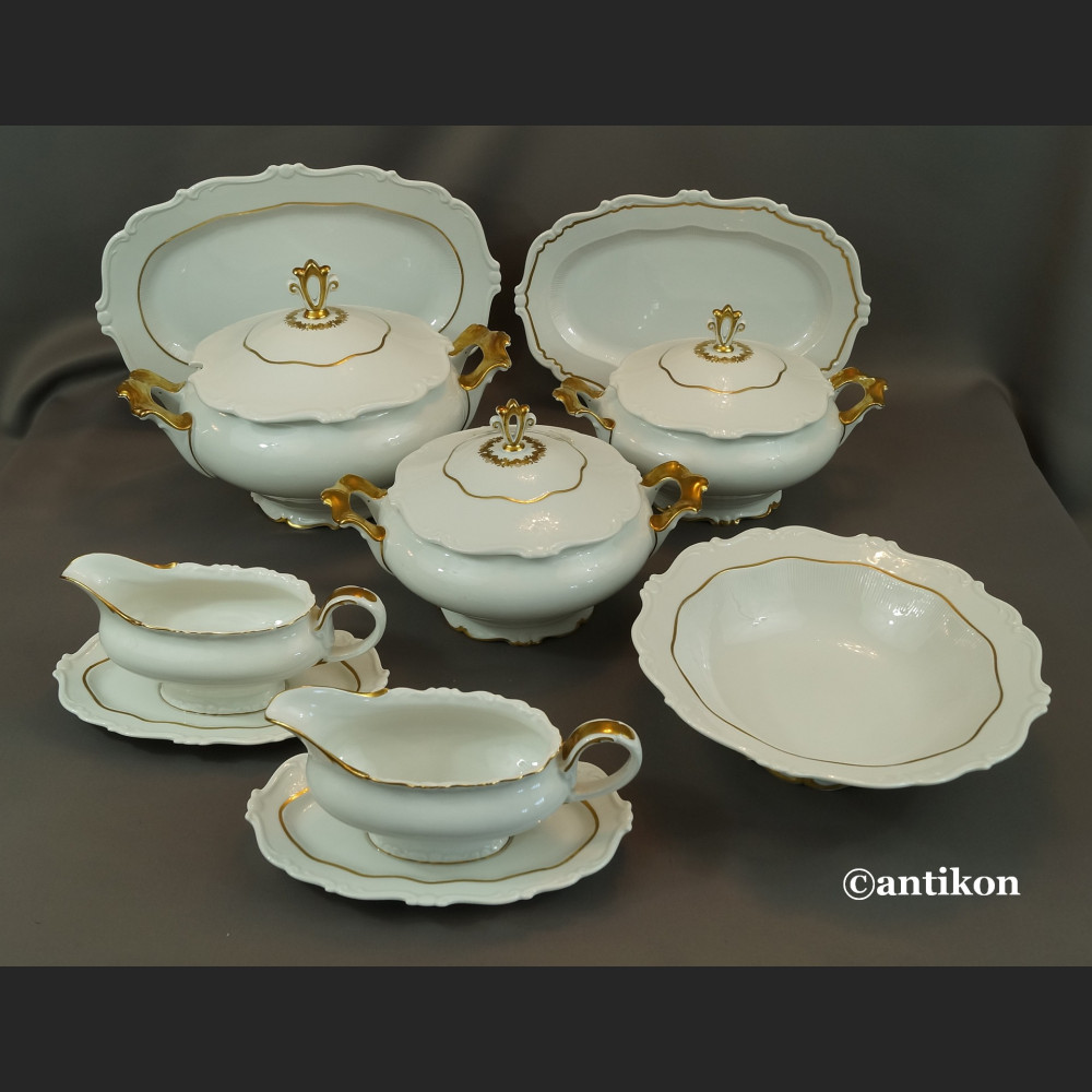 Serwis obiadowy Sorau Carstens jak Rosenthal na 12 os 