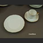 Serwis Rosenthal Sanssouci biały do kawy