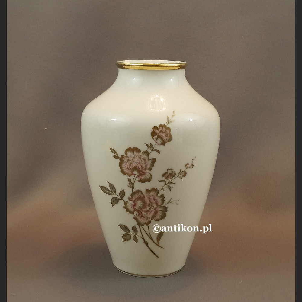 Bawarska porcelana porcelanowy wazon syg. Alboth  Kaiser 