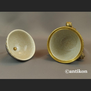 Carskie Jajo z dziećmi a la Faberge porcelanowa szkatuła Carskie Jajo z dziećmi a la Faberge porcelanowa szkatuła