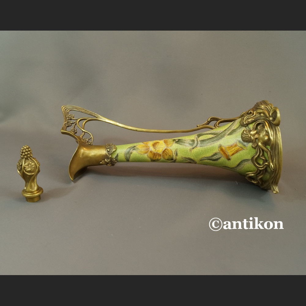 Karafka dzban secesyjny duży piękny porcelanowy Karafka dzban secesyjny duży piękny porcelanowy