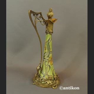 Karafka dzban secesyjny duży piękny porcelanowy Karafka dzban secesyjny duży piękny porcelanowy