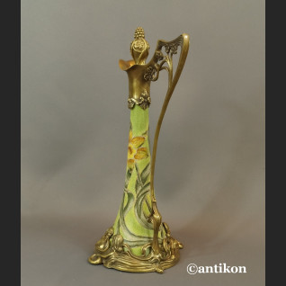 Karafka dzban secesyjny duży piękny porcelanowy Karafka dzban secesyjny duży piękny porcelanowy