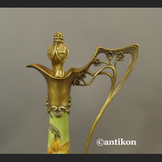 Karafka dzban secesyjny duży piękny porcelanowy Karafka dzban secesyjny duży piękny porcelanowy