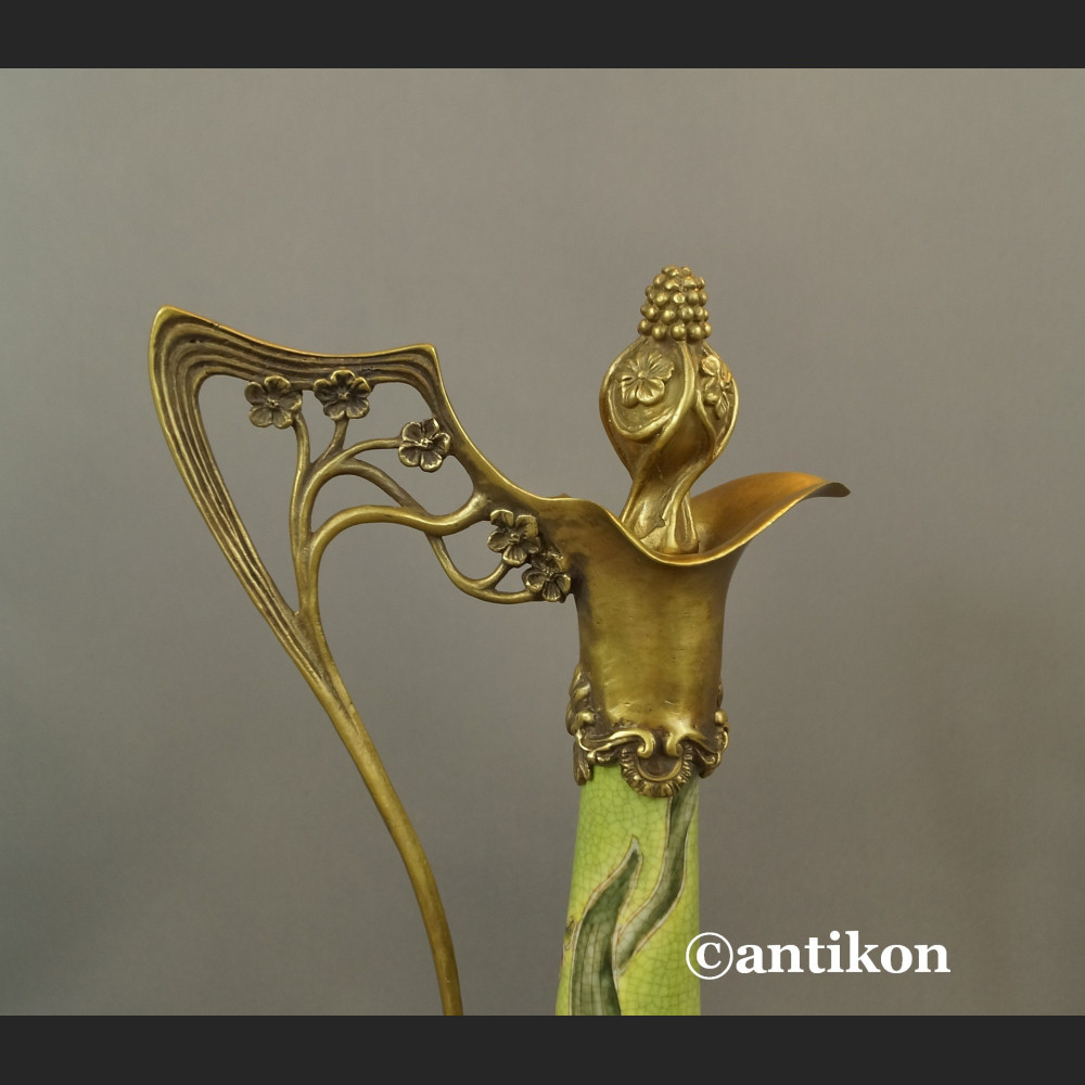 Karafka dzban secesyjny duży piękny porcelanowy Karafka dzban secesyjny duży piękny porcelanowy