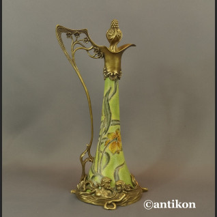 Karafka dzban secesyjny duży piękny porcelanowy Karafka dzban secesyjny duży piękny porcelanowy