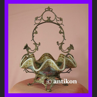 Fantastyczny porcelanowy koszyk patera na owoce Fantastyczny porcelanowy koszyk patera na owoce